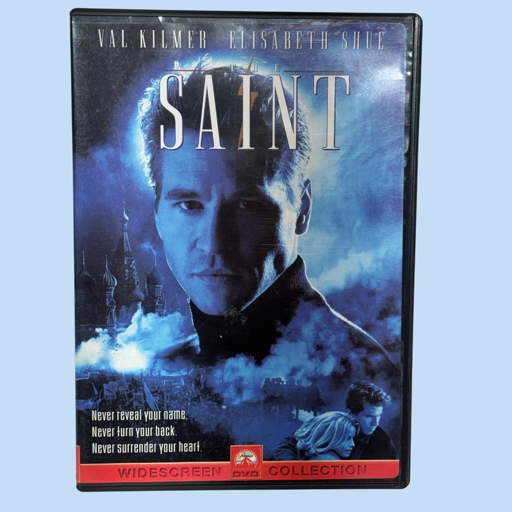 Paramount The Saint Val Kilmer Widescreen DVD Action Spy Thriller Movie